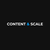 content & scale logo